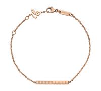 Ice Cube Pure Bracelet, Ethical Rose Gold, Half-Set Diamonds