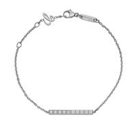 Ice Cube Pure Bracelet, Ethical White Gold, Half-Set Diamonds