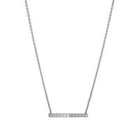 Ice Cube Pure Necklace, Ethical White Gold, Half-Set Diamonds