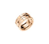 Ice Cube Ring In Ethical 18ct Rose Gold - Ring Size Q