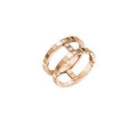 Ice Cube Ring In Ethical 18ct Rose Gold With Diamond - Ring Size M