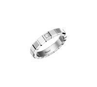 Ice Cube Ring In Ethical 18ct White Gold With Diamond - Ring Size V