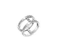 Ice Cube Ring In Ethical 18ct White Gold With Diamonds - Ring Size M