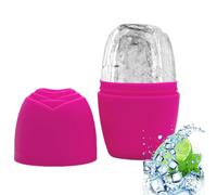Ice Cube Roller Silicone Reusable Massage Facial Care Ice-Mold | Ice Holder Mold Skin Care Tool Cooling Soothing Relaxing Facial Massage Face Beauty Daily Skincare Women