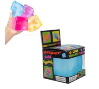 Ice Cube Squeeze Toys, Stress Relief Fidget Squishy Stress Balls for Office, Travel & School Soft Elastic Sensory Toys for Relaxation and Focus - Reusable Squeeze Stress Relief Toy