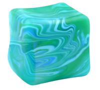 Ice Cube Squeeze Toys, Stress Relief Fidget Squishy Stress Balls - Soft Elastic Sensory Toys for Relaxation and Focus - Reusable Squeeze Stress Relief Toys (Green)