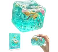 Ice Cube Squishies,Ice Cubes Marine Shells SquishiesToy,Sugar Ball Stress Cube,Soft Slow Rise Squishies Stress Relief Sensory Toy,Squeeze Ball Hand Toys,for Autism,Classroom Prize Toy Party Favor