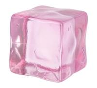 Ice Cube Squishy Mini Square Squeeze Cube, Soft Cube Stress Relief 2.5Cm Small Hand Pal, 7 Color Set Can Choose Pocket Size Stress Reliever For Adults Pink