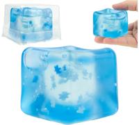 Ice Cube Squishy Toys TPR Transparent Ice Block Mochi Squishy Fidget Toys Stress Balls for Adults Stress Relief Toy Squeeze Toys Mini Squishies for Party Favors Gifts, Gift for Easter, Christmas
