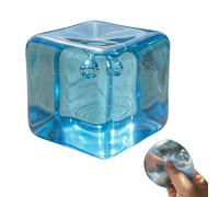 Ice Cube Stress Ball, 2026 New Squishies Stress Ice Cube Fidget Toys, Clear Squeezes Cubes Sensory Squishies, for Classroom Prizes, Birthday Gifts Party Favors