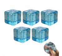 Ice Cube Stress Ball, 2026 New Squishies Stress Ice Cube Fidget Toys, Clear Squeezes Cubes Sensory Squishies, for Classroom Prizes, Birthday Gifts Party Favors