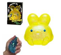 Ice Cube Stress Relief Squishy Fidget Toys,Soft Cube Sensory Fidget Toy for Kids Adults Swirled Colour Pattern Fidgets Novelty Gifts (YE)