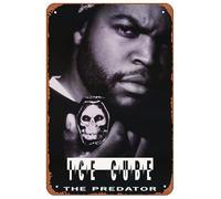 Ice Cube The Predator 1992 Funny Art Metal Tin Sign 8x12 inch Bar Pub Indoor Outdoor Wall Decor Gifts for Man