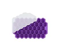 Ice Cube Tray 148 Grid Ice Cube Tray Silicone Mold Maker Bar Pub Wine Blocks(4PCS-Purple)