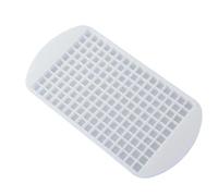 Ice Cube Tray 1pc/2pcs - Large Capacity 160 Grids Silicone Fruit Ice Cube Maker DIY Small Square Mold Kitchen Essential for Home(Off white-2pcs)