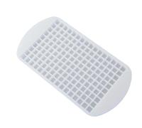 Ice Cube Tray 1pc/2pcs - Large Capacity 160 Grids Silicone Fruit Ice Cube Maker DIY Small Square Mold Kitchen Essential for Home(Off White)