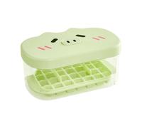 Ice Cube Tray - 24 Compartments Stackable Ice Cube Tray with Storage Container and Lid for Cold Drinks Coffee Cocktails Whisky and Other Refreshments in the Freezer Compartment