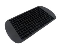 Ice Cube Tray 4/6/8/15/160 Grid Big Ice Tray Mold Giant Jumbo Large Silicone Cube Square DIY Maker(160Grid-Black,1PCS)