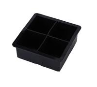 Ice Cube Tray 4/6/8/15/160 Grid Big Ice Tray Mold Giant Jumbo Large Silicone Cube Square DIY Maker(4Grid,2PCS)
