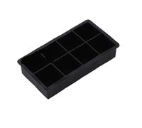 Ice Cube Tray 4/6/8/15/160 Grid Big Ice Tray Mold Giant Jumbo Large Silicone Cube Square DIY Maker(8Grid,2PCS)