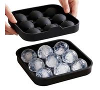 Ice Cube Tray | 9 Cells Easy Release - Football Shape Ice Cube Mould - Home Kitchen Appetizer Cocktails Whiskey