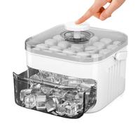 Ice Cube Tray - Double Layer 50 Compartments Portable Non-Stick Coating - Whisky Ice Cube Trays - for Party Pool Kitchen Picnic Holiday Camping Drinks Whiskey Cocktails Sodas Juices Lemonade