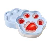 Ice Cube Tray for the Freezer, Reusable Freezer Mould with Press Design, Cat Paw Shape Ice Cube Maker, for Family Parties, Festivities, Restaurant, Picnic, Camping, Home