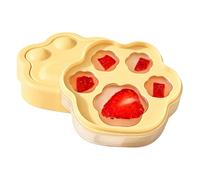 Ice Cube Tray for the Freezer, Reusable Freezer Mould with Press Design, Ice Cube Tray in Cat Paw Look, for Home, Kitchen, Party, Family Reunion, Celebration, Restaurant, Picknic