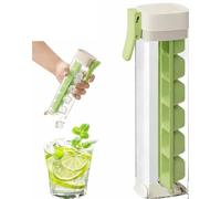 Ice Cube Tray,Ice Cube Mold Cups 6 Square Glass ICES Maker Mold with Hand Pressing, 2PCS ICES Cubes Per Tray for Parties, Drinks, Cocktails & Frozen Liquids (#4)