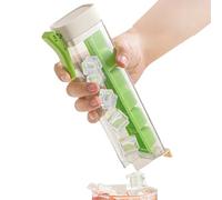 Ice Cube Tray, Leak-Proof Press Box, Ice Cube Tray with Lid for Freezer, For Drinks such as Juice, Milk or Whiskey in the Fridge for Household, Home, Office