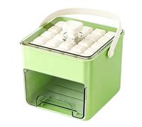 Ice Cube Tray - Rotating Press System, Leak-proof Structure, Formation of Multiple Cubes, Quick Ice Release, Ideal for Use in the Kitchen, Camping Trips, Picnic, Drinks, Cocktail Making
