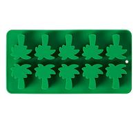 10 Tree Shaped Green Ice Cube Tray, Unique Ice Cube Tray, Thermoplastic Rubber Ice Freezing Tray