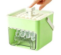 Ice Cube Tray with Lid, Easy Release of Ice Cubes by Pressing the Press Design, Whisky Ice Cube Trays, for Kitchen, Party, Pool, Picnic, Camping, Whisky, Cocktails, Lemonade, Juices