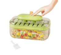 Ice Cube Tray with Lid, Push Storage Container with Shovel Ice Container - for Whisky, Cocktails, Coffee, Drinks, Drinks, Wine Cooling, Refrigerator, Bar