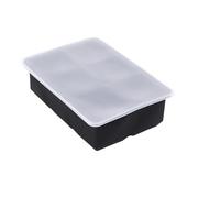 Ice Cube Trays 4/6/8/Grid Big Ice Tray Mold Box Large Silicone Cube Square DIY Bar Pub Wine(6 Grid)