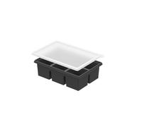 Ice Cube Trays 4/6/8Independent Grid Square Silicone Ice Cubes Mold Big Tray Cube(6Grid)