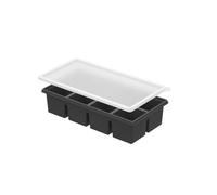 Ice Cube Trays 4/6/8Independent Grid Square Silicone Ice Cubes Mold Big Tray Cube(8Grid)
