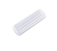Ice Cube Trays 60/48/12 Ice Grid White with Cover, Self-Made Plastic Block Mold(48 grids)