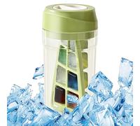 Ice Cube Trays - 8 Compartments Large Capacity Non-Contact Large Ice Cube Tray for Freezer for Coffee, Juice, Milk, Whiskey, Bourbon, Home, Office, Camping, Picnic