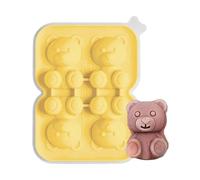 Ice Cube Trays for Freezer, Food-Grade Silicone Container in Bear Shape, Silicone Ice Cube Trays, For Drinks, Water, Whisky and Cocktails Indoors, When Eating With The Family From The Cow