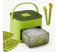 Ice Cube Trays for Freezer - Ice Trays with Lid Covered Ice Maker Trays for Drinks Smoothies Juices Easy Release Ice Cube Trays with Lids for Freezer