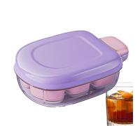 Ice Cube Trays for Freezer, Practical Ice Cube Machine for the Kitchen, 6-Way Easy Removal Press Mould Container for Fridge, Freezer, Kitchen, Coffee, Drinks, Whisky Serving
