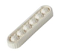 Ice Cube Trays for Freezer - Rhomboidal Sphere Ice Cube Mould for Freezer, Reusable and Waterproof Kitchen Tray for Wine, Whisbon, Juice, Coffee, Beer, Cocktails at Home