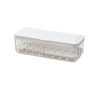 Ice Cube Trays For Freezer Storage Container Ice Cube Mold Ice Storage Box For Summer Chilling Cocktail Whiskey Ice Tray Mold(White)