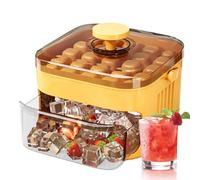 Ice Cube Trays | Press Mould Design Large Capacity | Ice Cube Tray Ideal for Drinks Whisky Cocktails Lemonades Juices Lemon Lemonade Drinks Party Pool Picnic Holiday Camping