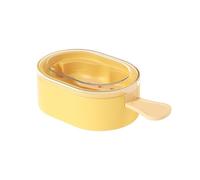 Ice Cube Trays Silicone Homemade Silicone Popsicle Mini Shapes Popsicles with Reusable Plastic Sticks Ice Food Grade Popsicle Maker (Yellow, One Size)