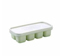 Ice Cube Trays, Silicone Large Square Whiskey Ice Cube Mould with Removable Lid, 8 Big Ice Cubes per Tray for Cocktails, Whiskey and Drinks Ice Cool