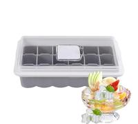 Ice Cubes, Square Ice Cubes with Lids, Ice Shaped Set, Ice Cubes, Ice Bowls for Freezer Containers, Perfect for Whisky, Easy to Dissolve