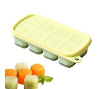 Ice Cubes - Stackable Ice Cubes with Lids, Cash Accessories for Home Bar | Flexible Silicone for Effortless Ice Cream Disposal, Space - Economy & Concep