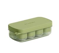 Ice Cubes Tray with Lid Silicone Ice Cubes Mold Easy Demolding Square for Freezer Drink Tray with Lid